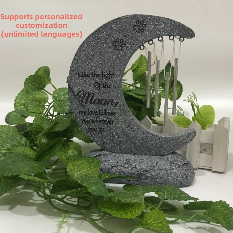 Το διασυνοριακό σημείο μπορεί να προσαρμοστεί με χαραγμένο φεγγάρι, κουδούνι ανέμου, επιτύμβια στήλη, διακόσμηση αυλής από ρητίνη, στολίδια μνήμης για κατοικίδια, γάτα και σκύλο