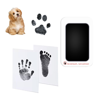 Beebi käe- ja jalajäljega lemmiklooma mälestuseks, koera-kass, koera käpajäljekomplekt, käpajälg koerale ja lemmikloomale mälestuskingitus