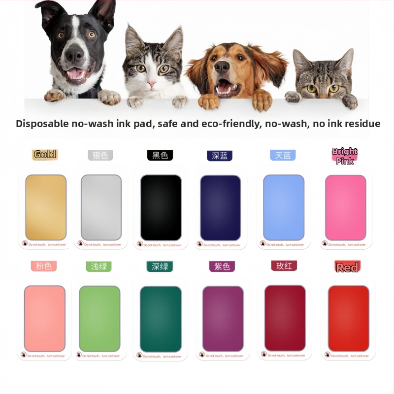 Beebi käe- ja jalajäljega lemmiklooma mälestuseks, koera-kass, koera käpajäljekomplekt, käpajälg koerale ja lemmikloomale mälestuskingitus