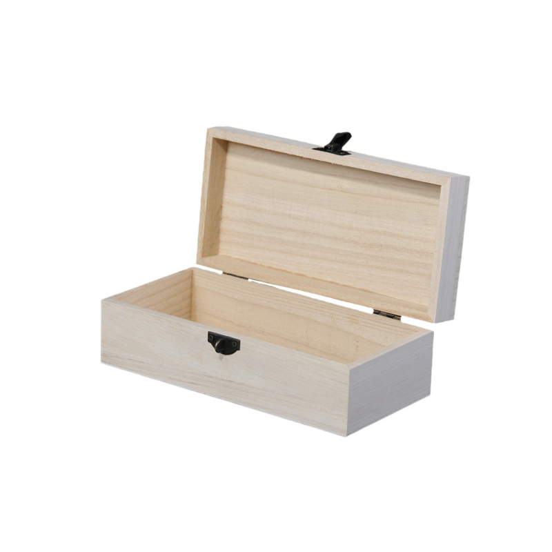 Medžio masyvo dėžutė, papuošalų dėžutė, pakavimo dėžutė, ištraukiama, medžio masyvo dėžutė su atverčiamu dangteliu, dangaus ir žemės dangtelis, ilga kvadratinė medinė dėžutė