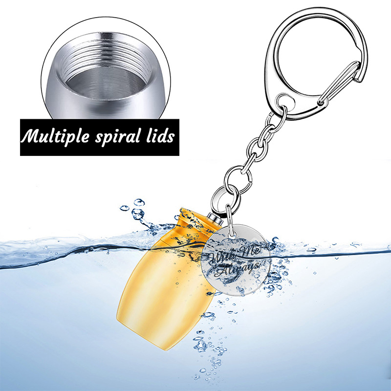 Avatud tuhakirstu ripats, pleekimatu võtmehoidja, mälestuseks sugulastele ja armukestele lemmikloomade kirjaga tuhakirstu ripats