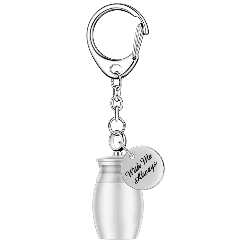 Avatud tuhakirstu ripats, pleekimatu võtmehoidja, mälestuseks sugulastele ja armukestele lemmikloomade kirjaga tuhakirstu ripats