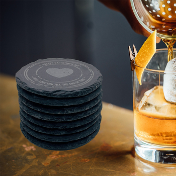 Akmens šīfera paliktņu vakariņu šķīvis viesnīcas pēcpusdienas tējai augstas klases radošās izolācijas rūpnīcas vairumtirdzniecības atbalsta pielāgošana