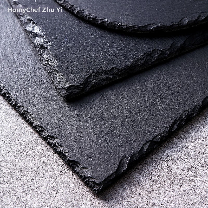 Чиния за вечеря от каменна шисти, хотелски следобеден чай, висок клас, креативна изолация, фабрика за търговия на едро, поддръжка, персонализиране