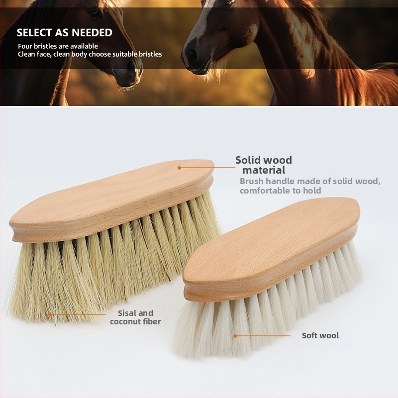 Конски принадлежности, Четка за почистване на коне, Четка за вълна, Четка от сизал и кокосова палма, Четка за почистване на вана от масивна дървесина, Четка за коне
