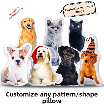 Tulnuka isetegemise Buddha väike kaaslane 3D-padi ilma ääriseta prinditav foto ilma valge servata naljakas liivaskulptuuri nukutehase kohandamine