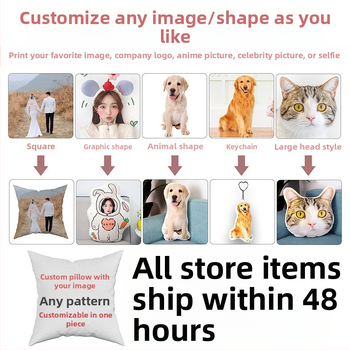 Tulnuka isetegemise Buddha väike kaaslane 3D-padi ilma ääriseta prinditav foto ilma valge servata naljakas liivaskulptuuri nukutehase kohandamine