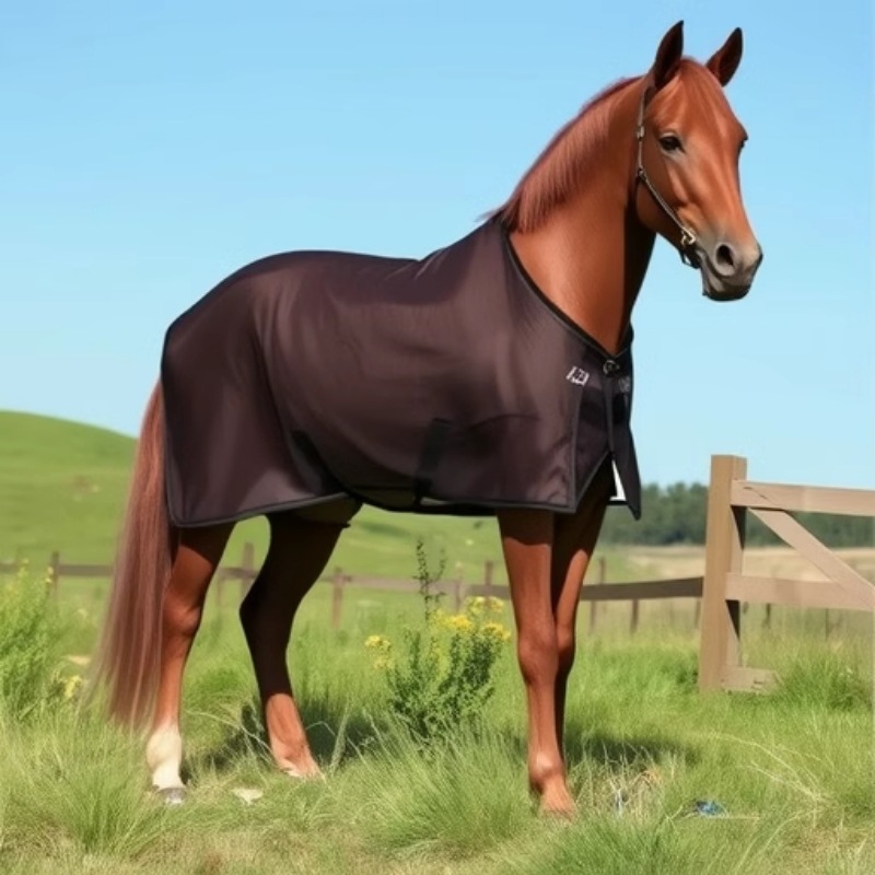 Ratsutamistarbed Suvine sääsevastane hobuseriiete võrk Hingav hobuseriiete võidusõidutarbed Nailonist sääsevastane putukatevastane hobuseriiete võrk