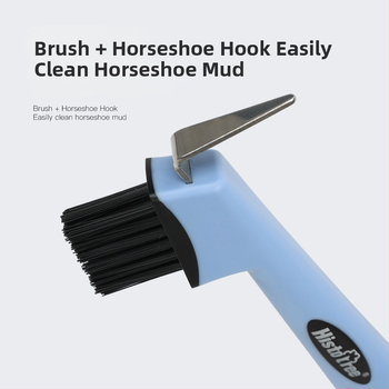 Конски принадлежности, Многофункционална четка за почистване на подкови, Четка за подкови, Четка за почистване на коне, Кука за подкови