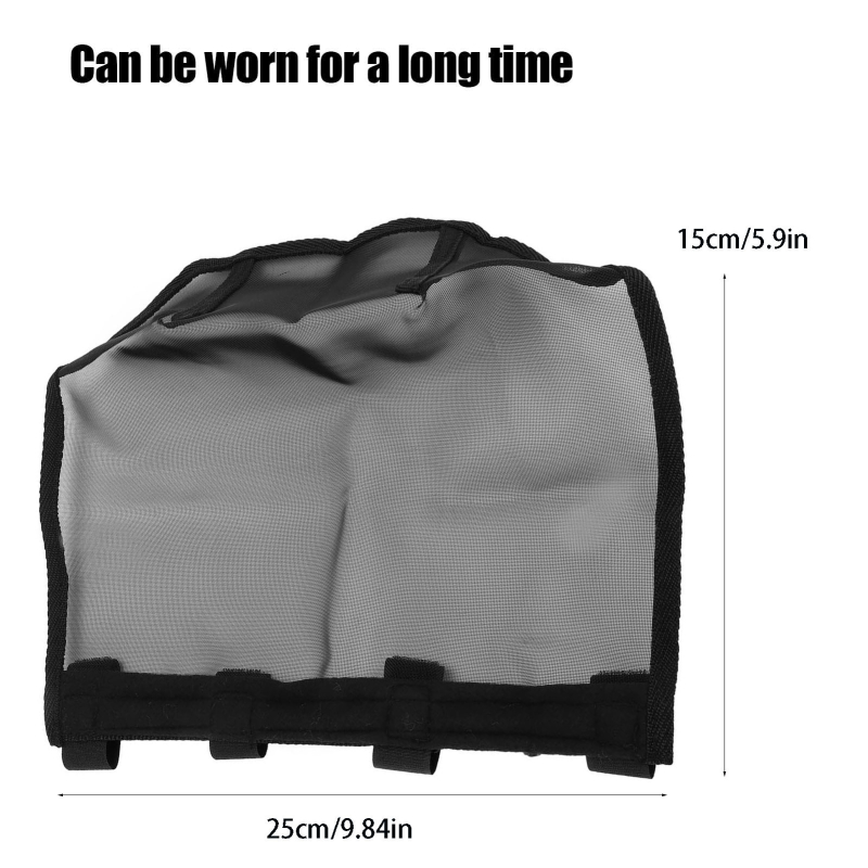 Hobuse ninamask Hobuse ninamask Mugav hobuse näokaitse Hobuse nina võrgust hobuse näokaitse Sääsehammustuse vastane hobuse ninamask