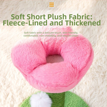 „Tulip“ katės draskyklė, katės draskyklė, atsparus nagams, draskyklė, žaislas katėms, kačių reikmenys, laipiojimo rėmas katėms, nemokamas pristatymas