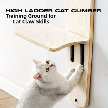 Miau Hu Wang Yawen kabantis laipiojimo stovas katėms, kabantis durų kačių laipiojimo stovas ant galinių durų, kabanti platforma, kačių stovas ant durų, kačių tramplinas