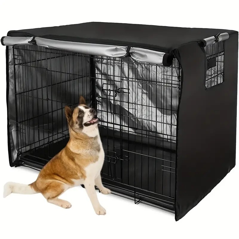 Navlaka za kavez za pse Cross Border, vanjska, izdržljiva, vanjska navlaka za kavez za pse, tkanina Oxford, vodootporna, otporna na vjetar, mačji kavez za pse, vodootporna navlaka, točkasta