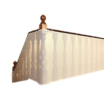 Δίχτυ ασφαλείας για σκάλες μπαλκονιού 2 μ., αντιπτωτικό δίχτυ ασφαλείας από πολυεστέρα 3 μ., έγχρωμο παιδικό δίχτυ ασφαλείας