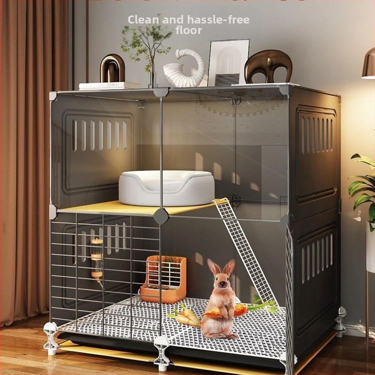 Trušu būris Mājas Iekštelpu Guļvieta Trušu Anti-Špraisa Urīna Īpaša Villa Liela Īpaši Liela Holandes Cūka Jūrascūciņa