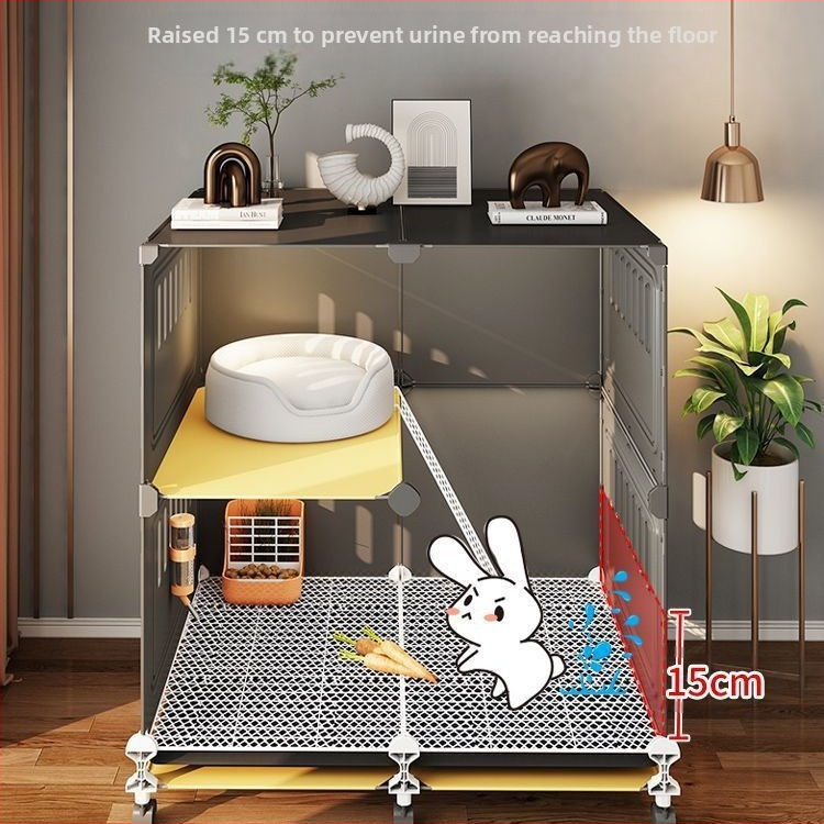 Trušu būris Mājas Iekštelpu Guļvieta Trušu Anti-Špraisa Urīna Īpaša Villa Liela Īpaši Liela Holandes Cūka Jūrascūciņa