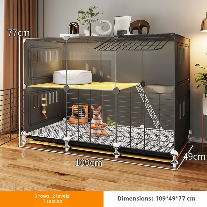 Клетка за зайци, домашно гнездо за спане на закрито, заек, средство против пръски на урина, специална вила, голяма, екстра голяма, холандско прасе, морско свинче
