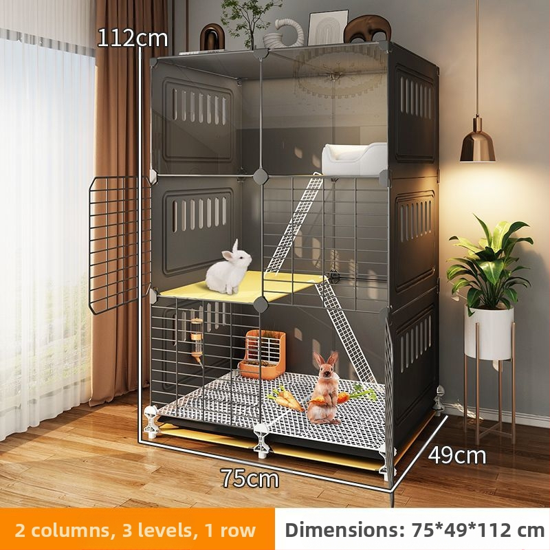 Клетка за зайци, домашно гнездо за спане на закрито, заек, средство против пръски на урина, специална вила, голяма, екстра голяма, холандско прасе, морско свинче