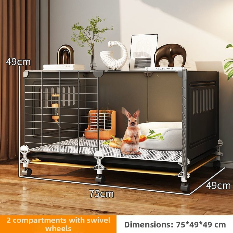 Клетка за зайци, домашно гнездо за спане на закрито, заек, средство против пръски на урина, специална вила, голяма, екстра голяма, холандско прасе, морско свинче