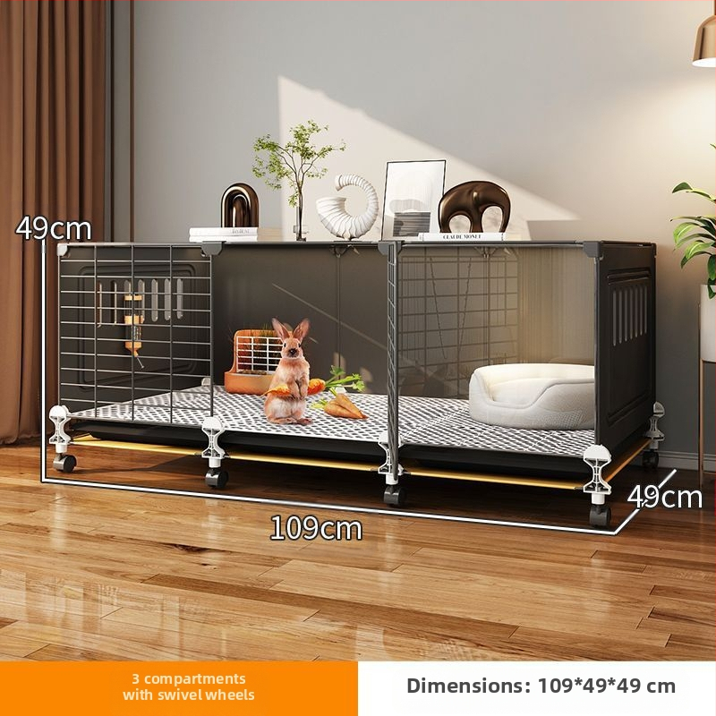 Клетка за зайци, домашно гнездо за спане на закрито, заек, средство против пръски на урина, специална вила, голяма, екстра голяма, холандско прасе, морско свинче