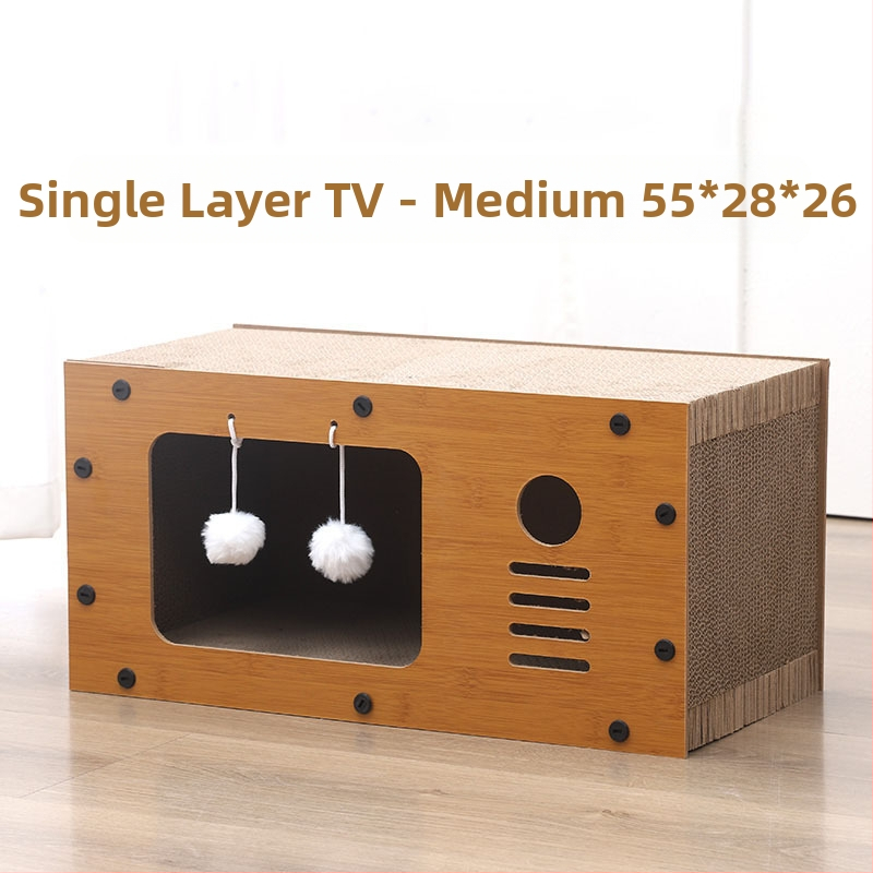 Jednodijelna vila za mačke otporna na habanje, super velika daska za grebanje za mačke, zalijepljena na zid, vertikalni broj, bez otpadanja otpada, super veliko mačje gnijezdo