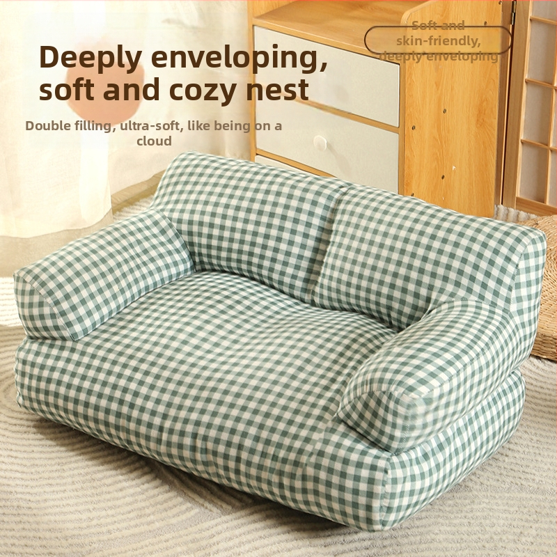 Mačacie hniezdo Four Seasons Univerzálna teplá búda pre domáce zvieratá Roztomilý zahustený vankúš pre domáce zvieratá Pes a mačky Veľkoobchod