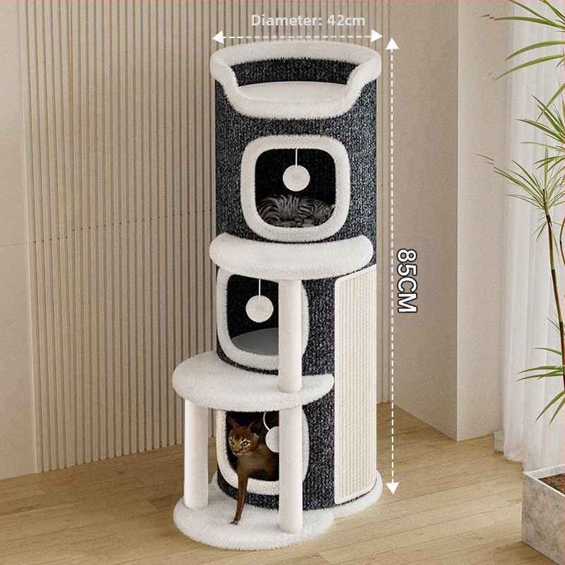 Kassipesa, kassironimisraam, kassipuu, kassi kraapimislaud, integreeritud, neli aastaaega, universaalne, talvine, soe, poolsuletud, sisalist tünn, kahekihiline kassipesa