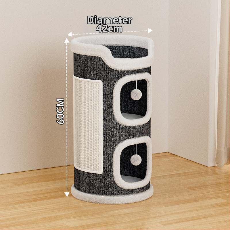 Kassipesa, kassironimisraam, kassipuu, kassi kraapimislaud, integreeritud, neli aastaaega, universaalne, talvine, soe, poolsuletud, sisalist tünn, kahekihiline kassipesa