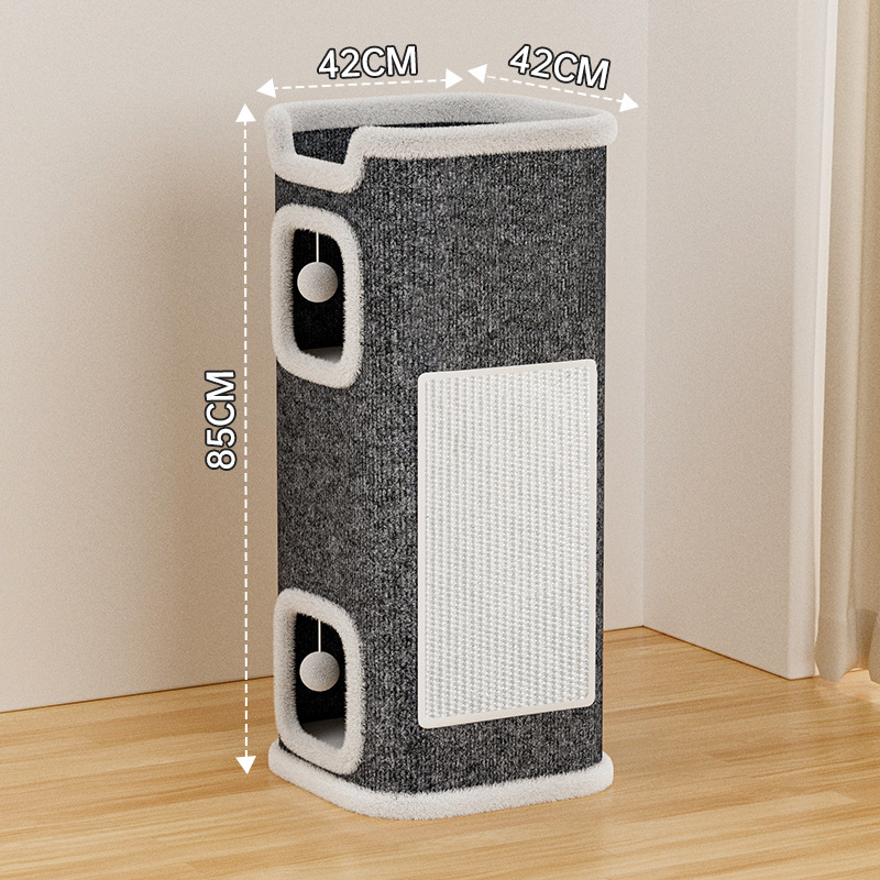 Kassipesa, kassironimisraam, kassipuu, kassi kraapimislaud, integreeritud, neli aastaaega, universaalne, talvine, soe, poolsuletud, sisalist tünn, kahekihiline kassipesa