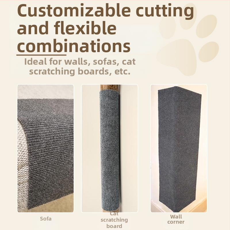 Постелка за катерене за домашни любимци, котка, подлакътник за диван, шлифоващ нокът, филц, самозалепващи се стикери за стена, домашен хол, спалня, подложка за под