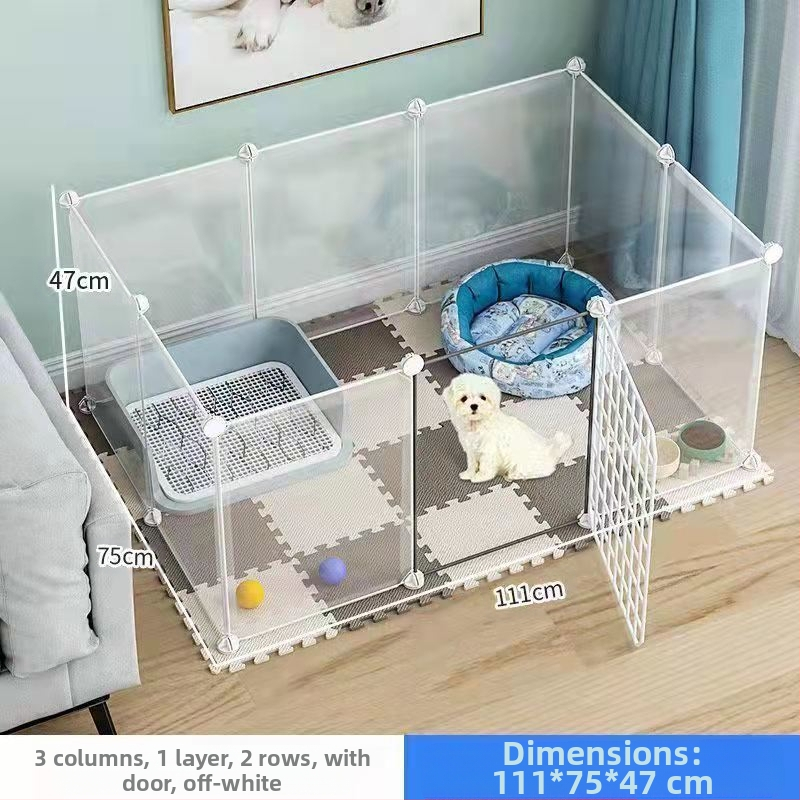 Ograda za pse Unutarnja kućanska ograda za male pse Plišane ograde za kuniće Kućni ljubimci Izolacijska vrata Ograda za mačke Kavez protiv bijega