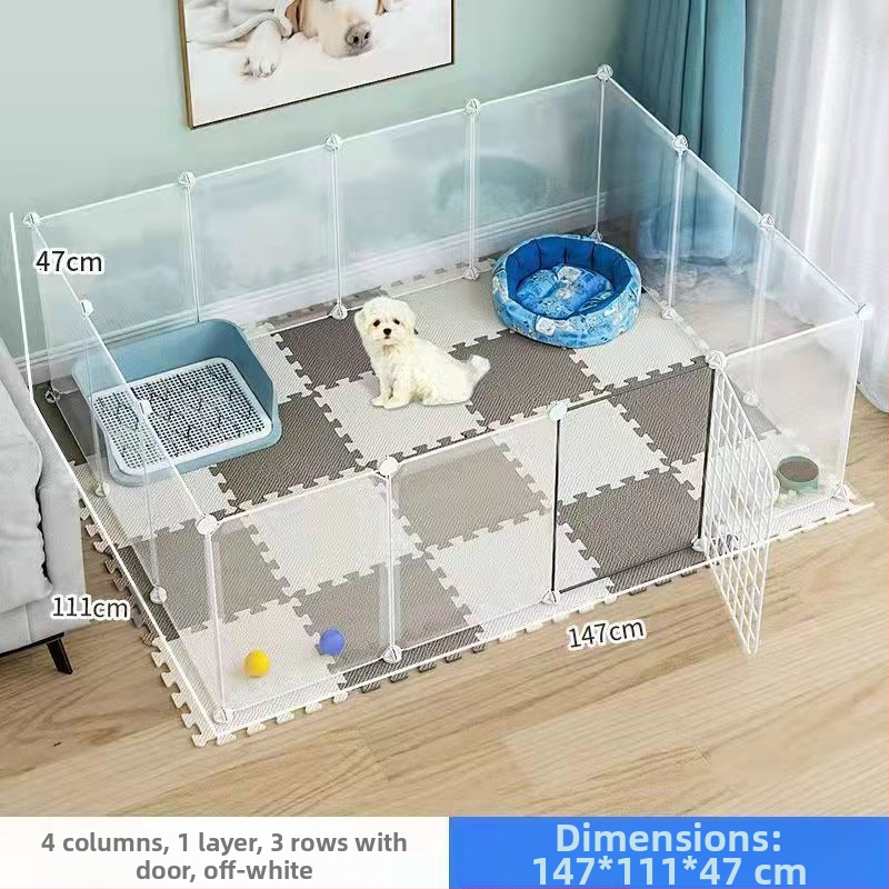 Ograda za pse Unutarnja kućanska ograda za male pse Plišane ograde za kuniće Kućni ljubimci Izolacijska vrata Ograda za mačke Kavez protiv bijega