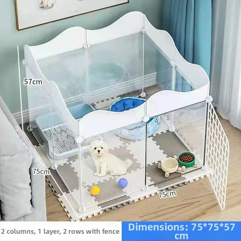 Ograda za pse Unutarnja kućanska ograda za male pse Plišane ograde za kuniće Kućni ljubimci Izolacijska vrata Ograda za mačke Kavez protiv bijega