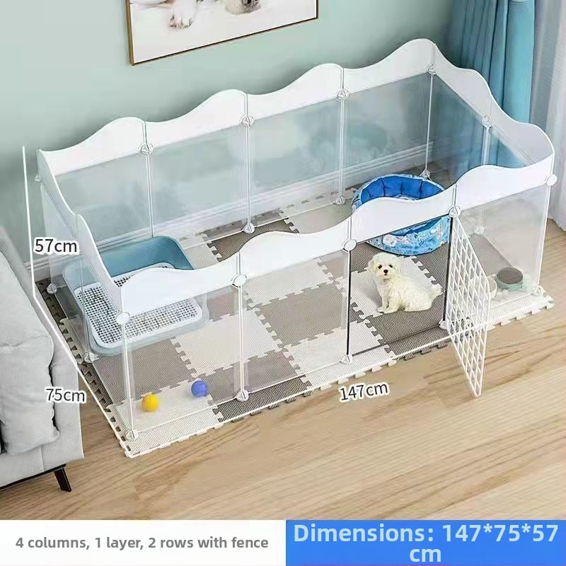 Ograda za pse Unutarnja kućanska ograda za male pse Plišane ograde za kuniće Kućni ljubimci Izolacijska vrata Ograda za mačke Kavez protiv bijega