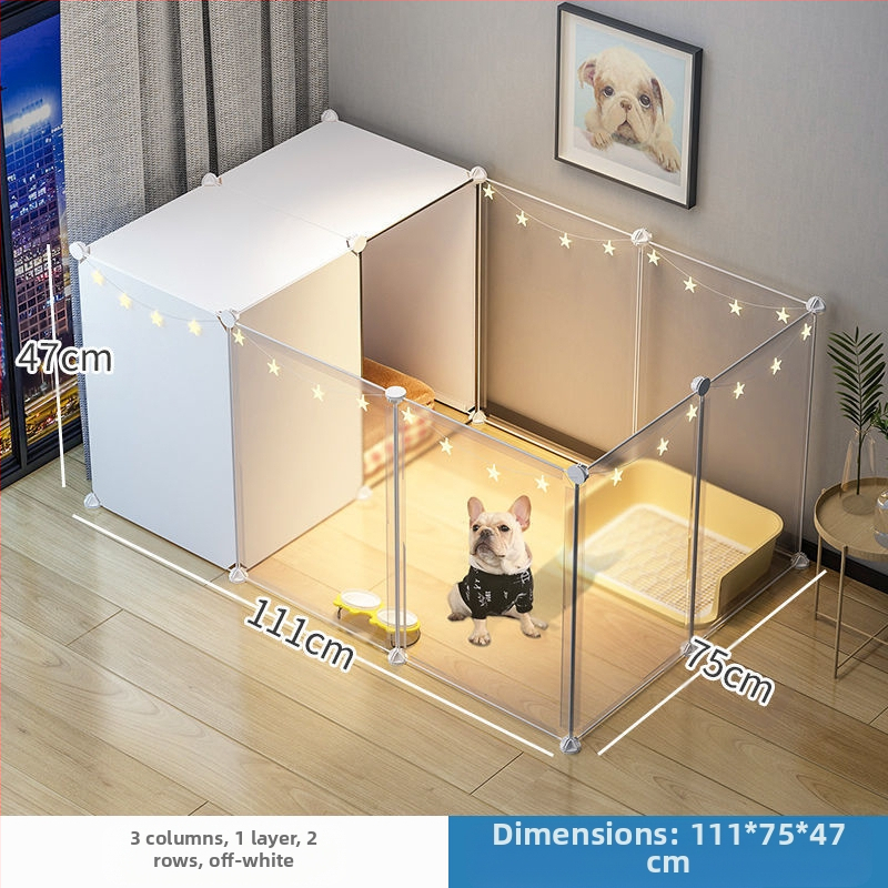 Ograda za pse Unutarnja kućanska ograda za male pse Plišane ograde za kuniće Kućni ljubimci Izolacijska vrata Ograda za mačke Kavez protiv bijega
