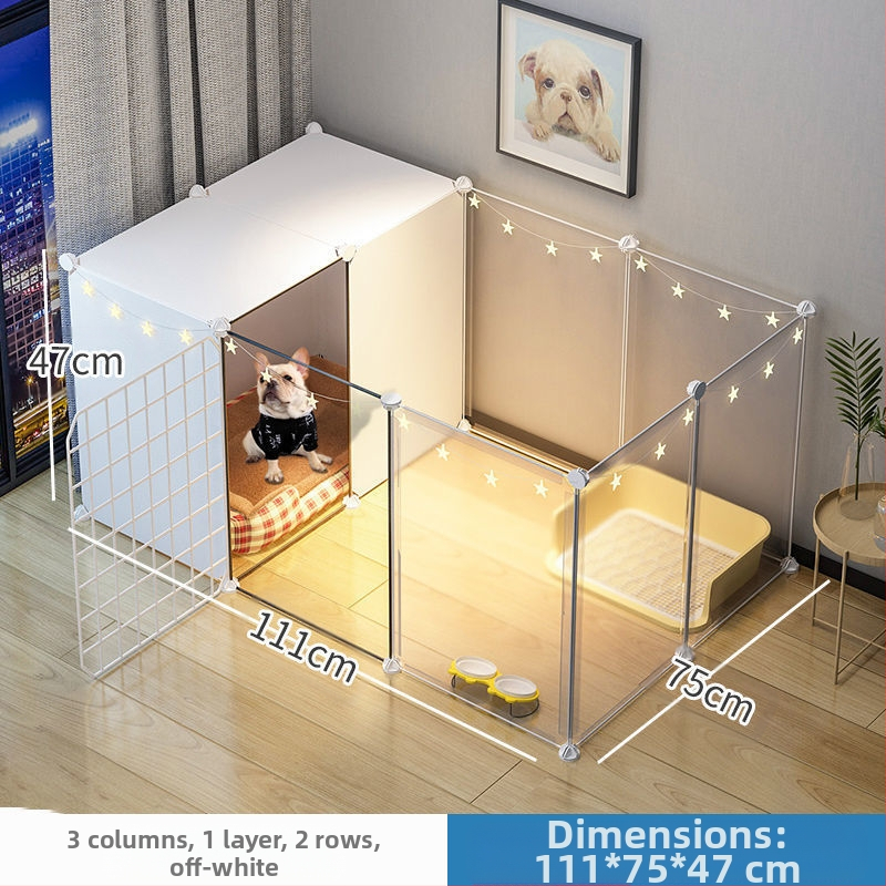 Ograda za pse Unutarnja kućanska ograda za male pse Plišane ograde za kuniće Kućni ljubimci Izolacijska vrata Ograda za mačke Kavez protiv bijega