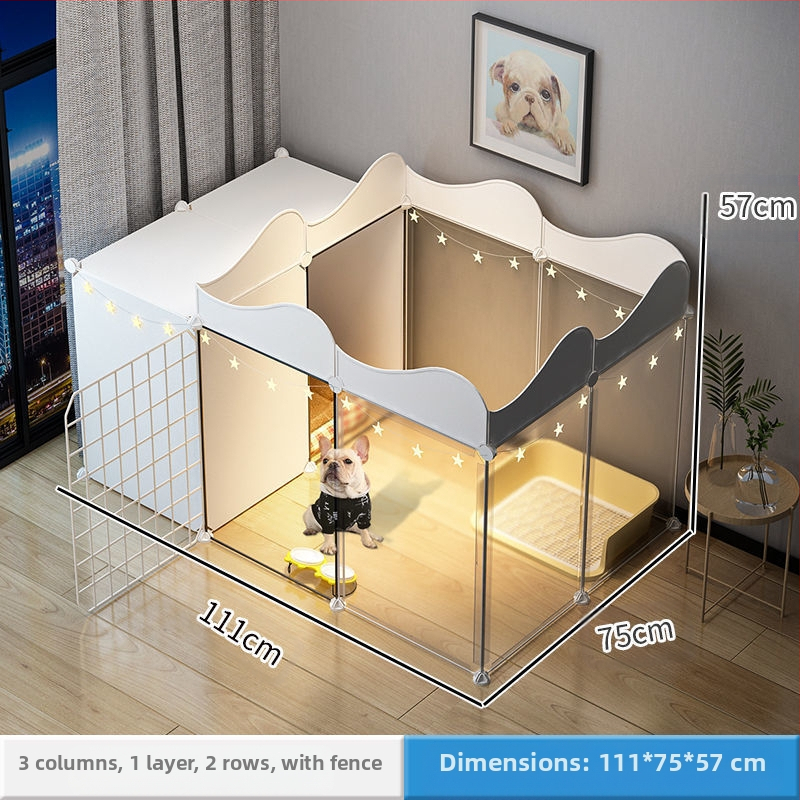 Ograda za pse Unutarnja kućanska ograda za male pse Plišane ograde za kuniće Kućni ljubimci Izolacijska vrata Ograda za mačke Kavez protiv bijega