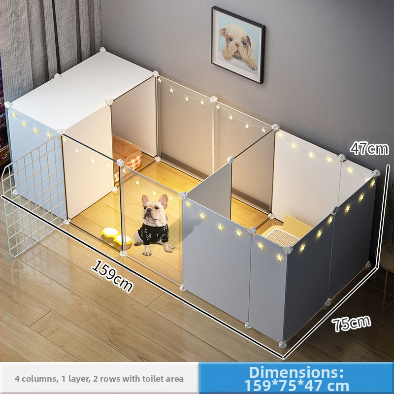 Ograda za pse Unutarnja kućanska ograda za male pse Plišane ograde za kuniće Kućni ljubimci Izolacijska vrata Ograda za mačke Kavez protiv bijega