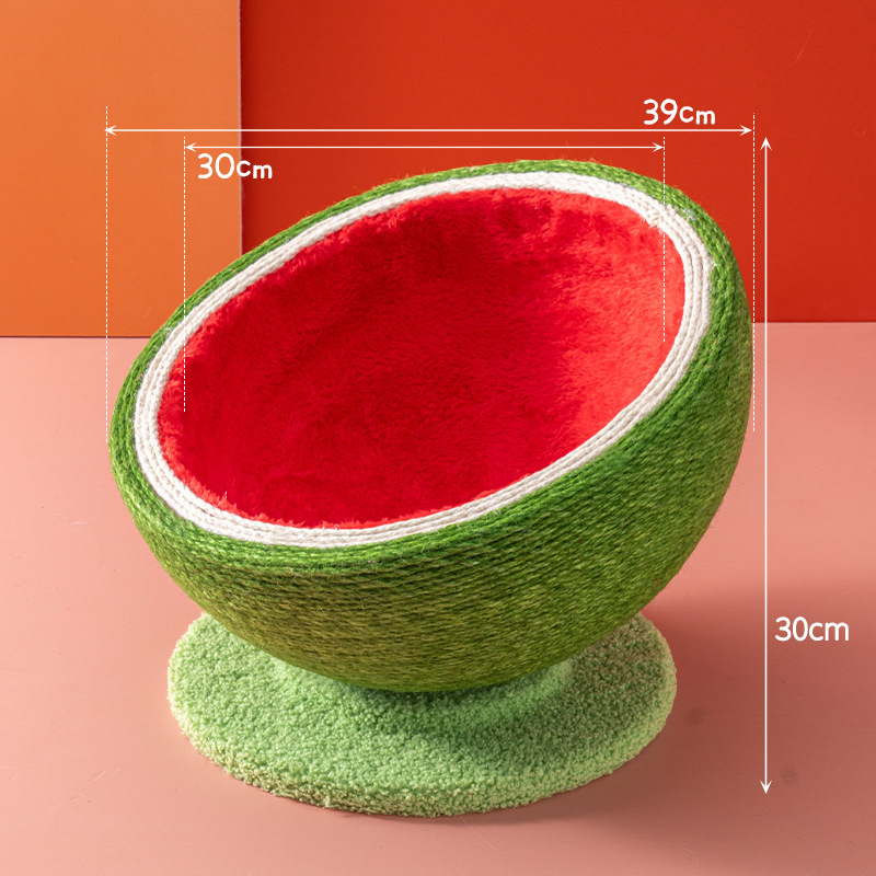 Дъска за драскане на котки, гнездо без пърхот, леген за драскане на котки от сизалово въже, вградена играчка за котки, против драскане на котки, шлифоваща дъска за нокти, консумативи