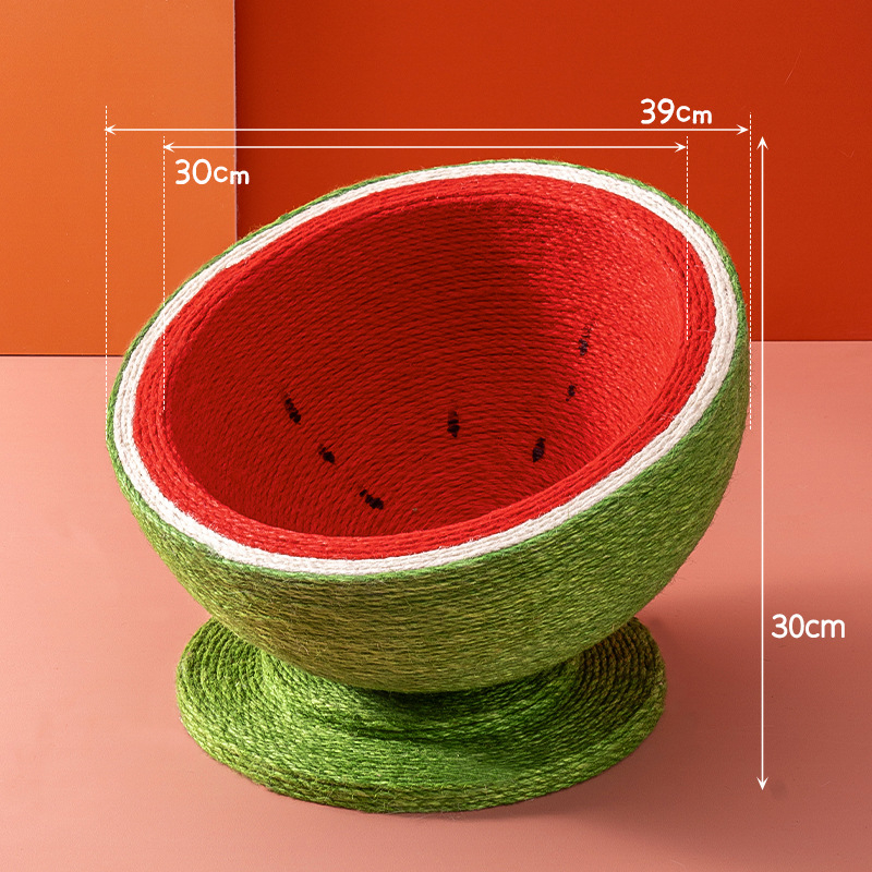 Ploča za grebanje mačaka gnijezdo bez peruti umivaonik za grebanje mačaka od sisal užeta integrirana igračka za mačke protiv ogrebotina mačaka brušenje kandži pribor