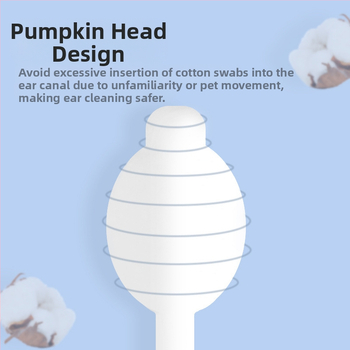 Lemmikloomade kõrva vatitupsuga vatitupsuga kasside kõrvade puhastamine kõrvade puhastamine koerale ja kassidele mõeldud tarvikud