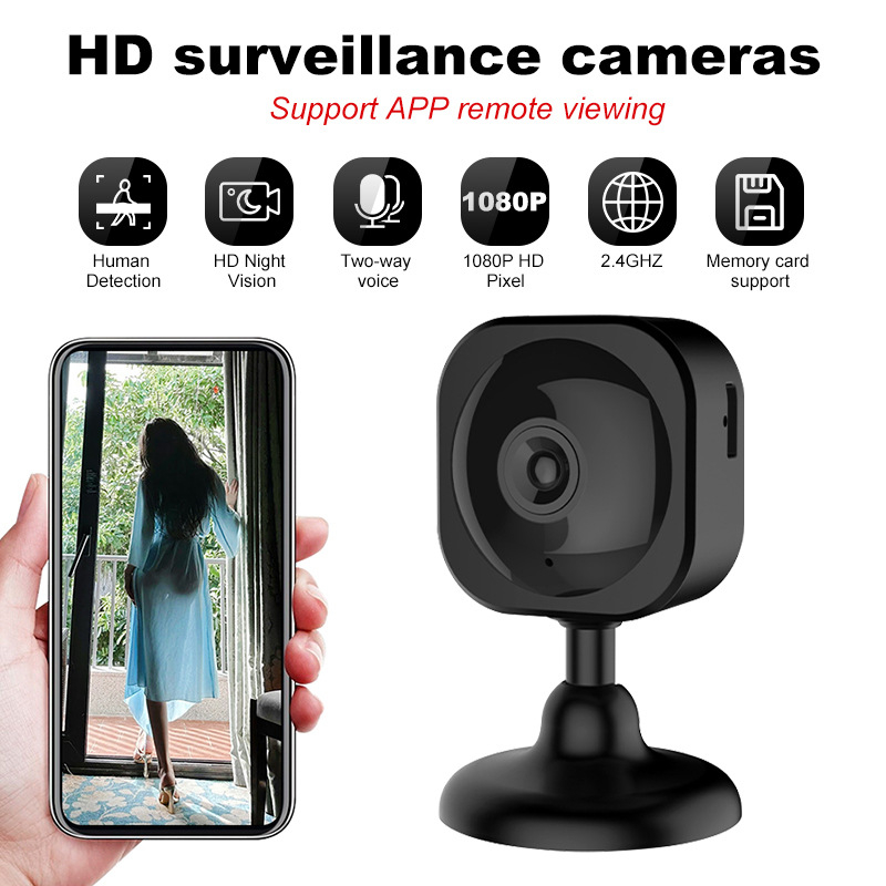 Cameră de supraveghere HD 1080P pentru acasă, monitor inteligent pentru bebeluși, cu funcție vocală bidirecțională, wireless, wifi, interior