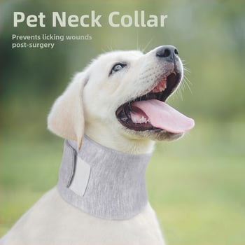 Amazon új, állítható, kényelmes kisállat nyakpántos, műtét utáni nyalásgátló kutyanyakpánt