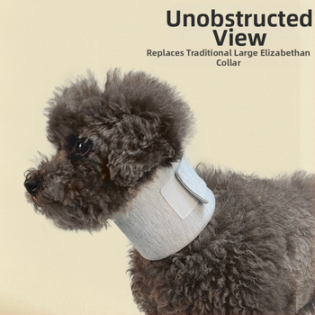Amazon új, állítható, kényelmes kisállat nyakpántos, műtét utáni nyalásgátló kutyanyakpánt