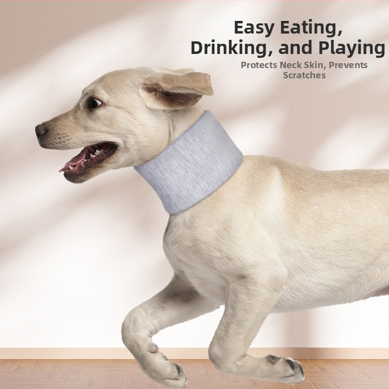 Amazon Нов пръстен за врата на домашни любимци Регулируем удобен ръкав за врата на домашни любимци Следоперативен ръкав за врата на кучета против облизване