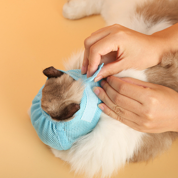 Naminių gyvūnėlių kačių akių kaukė, triukšmo mažinimas, akių apsauga, augintinių kaukė su gobtuvu, kvėpuojanti, apsauganti nuo įkandimų, kačių maudymosi ir valymo priemonės