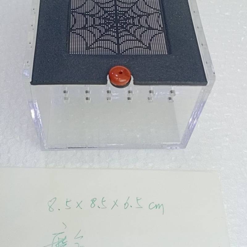 Акрилна кутия за хранене, паяк, гущер, Shougong, домашен любимец, змия, насекомо, бръмбар, мини декоративна кутия за носене