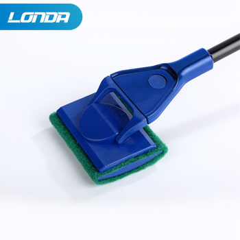 Londa extinsă acvariu rezervor de pește acvariu consumabile acvariu rezervor de pește amenajare a teritoriului instrument cinci-în-unu mâner lung fără colț mort perie de curățare