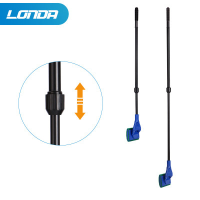 Londa extinsă acvariu rezervor de pește acvariu consumabile acvariu rezervor de pește amenajare a teritoriului instrument cinci-în-unu mâner lung fără colț mort perie de curățare