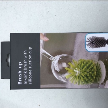 Stikla krūzīšu birste Virtuves izlietnes piesūcekņa tīrīšanas birste Kausu sarkanvīna glāzes vertikālā piesūcekņa birste Bruņurupuču birste